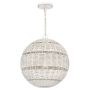 Quoizel Lindendale QZ-LINDENDALE-P-AWH Pendelleuchte 1x60W/E27 IP44