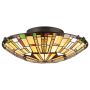 Quoizel Reed QZ-REED-F-VB Deckenleuchte 2x60W/E27 IP20