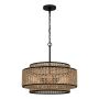 Quoizel Teton QZ-TETON-5P-MBK Pendelleuchte 5x60W/E27 IP20
