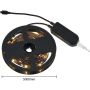 Trio RACER R65555102 LED-Band 1x15w/led 3000k 1250lm ip20