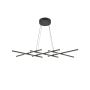 Maytoni Halo MOD244PL-L50BK Pendelleuchte 1x40W/LED 800lm IP20