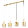 Dar Lighting Savannah SAV0435 Pendelleuchte 4x40w/E27