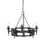 Elstead Lighting SAXON SAX5-BLK Kronleuchter 5x60W/E14