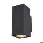 SLV ENOLA SQUARE 1003419 Wandleuchte 2x20W/LED 3000/4000K 1660/1900LM IP65