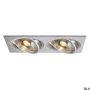 SLV NEW TRIA 111382 Einbau-Downlight 2x75W/GU10/ES111 IP20