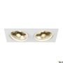 SLV NEW TRIA 113841 Einbau-Downlight 2x75W/GU10/ES111 IP20