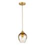Elstead Lighting Tiber TIBER-P-AMBER Pendelleuchte 1x60W/E27