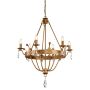 Elstead Lighting WINDSOR WINDSOR6-GOLD Kronleuchter 6x60W/E14