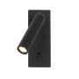 Italux Nova WL-46376-1-BK Wandleuchte 1x2.5W/LED 3000K 153lm IP20
