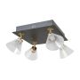 Italux Orella WL-34393-4S-BK-HBR Spot 4x16W/LED 3000K 788lm IP20