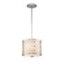 Elstead Lighting Ziggy ZIGGY-1P-S-LS Pendelleuchte 2x40 W/E14