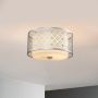 Elstead Lighting Ziggy ZIGGY-F-M-LS Deckenleuchte 2x60 W/E27