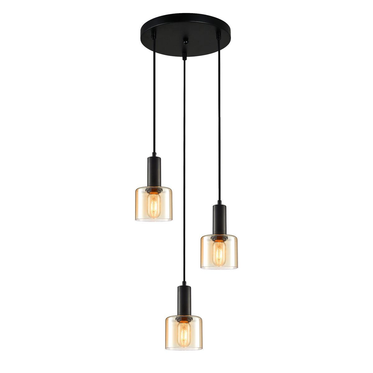 Italux-Santia-PND-65342-3A-BK+AMB-ITXPND-65342-3ABKAMB