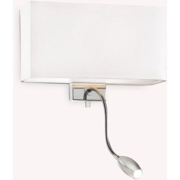 Ideal Lux HOTEL 035949 Wandleuchte 1x60W/E27+1x1,5W/LED ip20