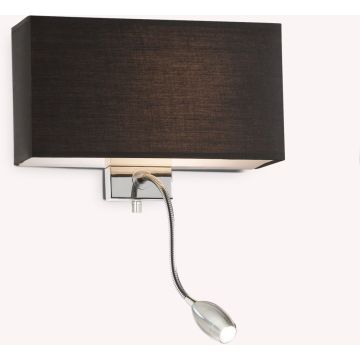 Ideal Lux HOTEL 035956 Wandleuchte 1x60W/E27+1x1,5W/LED ip20