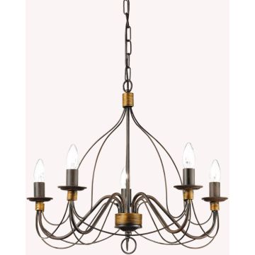 Ideal Lux CORTE 057187 Kronleuchter 5x40W/E14 ip20