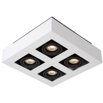 Lucide XIRAX 09119/21/31 Aufbau-Downlight 4x5w/gu10 2200k 320lm ip20