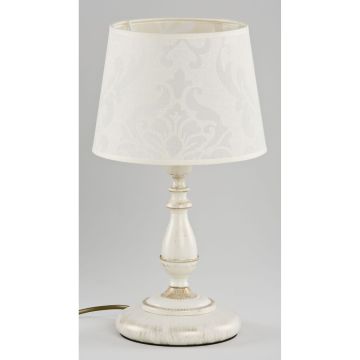 Alfa ROKSANA WHITE 18538 Tischleuchte 1x60W/E27