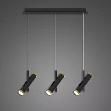 Altavola Design Lunette LA062/CL3_black Pendelleuchte 6x3W/LED 3000K 1080lm IP20