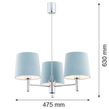 Argon BOLZANO 1383 Kronleuchter 3x15W/E27 IP20