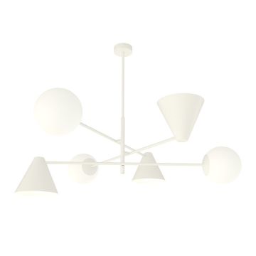 Emibig HERMES 1348/6 Deckenlampe 6x10W/E14 IP20
