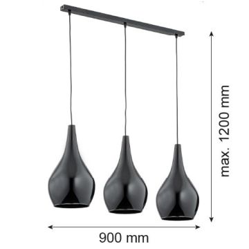 Argon SANTANA 1409 Pendelleuchte 3x15W/E27 IP20