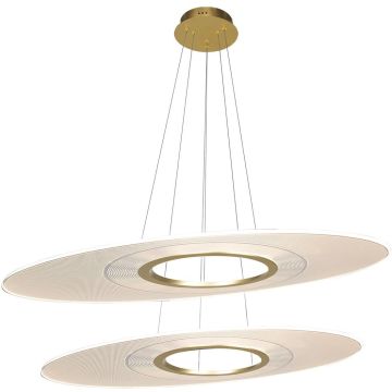 Altavola Design Eclipse LA116/P2_97_3k_gold Pendelleuchte 2x48W/LED 3000K 2880lm IP20