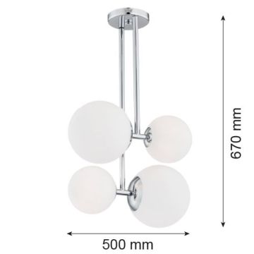 Argon ASPEN 1646 Pendelleuchte 4x15W/E27 IP20