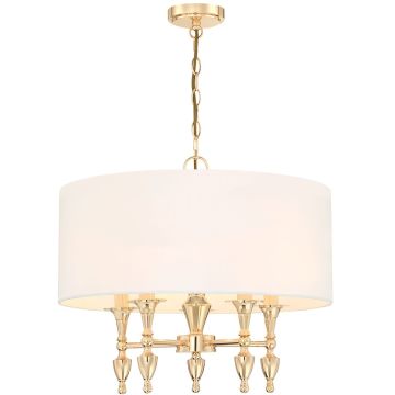 Cosmolight AUSTIN P05180AU-WH Kronleuchter 5x40W/E14 IP20