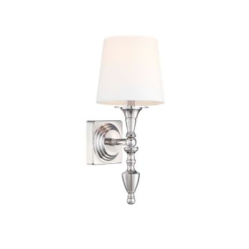 Cosmolight AUSTIN W01118NI-WH Wandleuchte 1x40W/E14 IP20