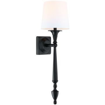 Cosmolight AUSTIN W01296BK-WH Wandleuchte 1x40W/E27 IP20