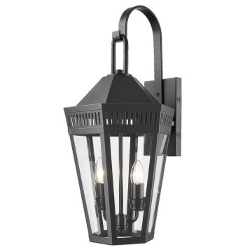 Cosmolight FUNCHAL W02101BK Wandleuchte 2x40W/E14 ip23