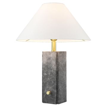 Cosmolight ORLEANS T01487BR-WH Tischleuchte 1x40W/E27 ip20