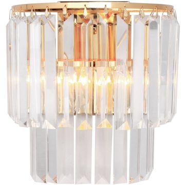 Zuma Line AMEDEO 17106/2W-GLD Wandleuchte 2x40W/E14