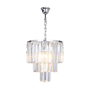 Zuma Line AMEDEO 17106/3+1-CHR Pendelleuchte 4x40W/E14