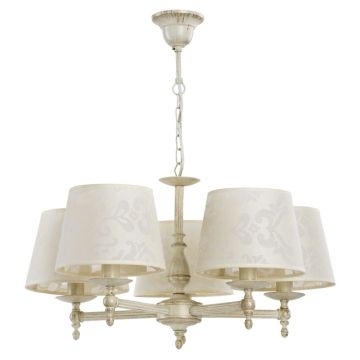 Alfa ROKSANA WHITE 18535 Kronleuchter 5x40W/E14
