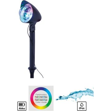 Paul Neuhaus DISCO 19035-18 Gartenstrahler 1x3W/LED RGB ip44