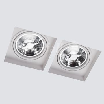 Lumifall ARCTICO LMF.ACX2W Einbau-Downlight 2x75W/GU10/ES111 IP20