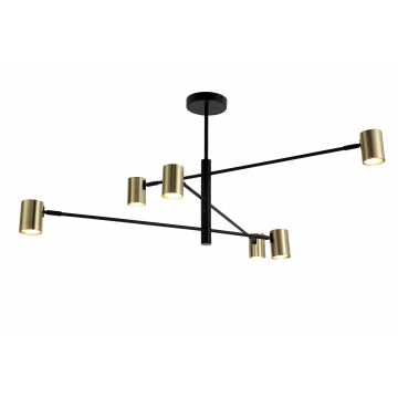 Zuma Line PEDRO PEN4104-6GD+BK Deckenlampe ip20