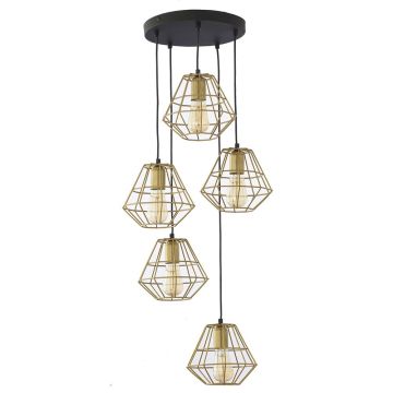 TK Lighting DIAMOND 3216 Pendelleuchte 5x15W/E27 IP20