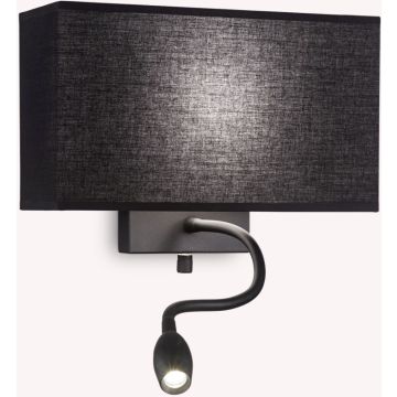 Ideal Lux HOTEL 215709 Wandleuchte 1x60W/E27+1x1,5W/LED ip20
