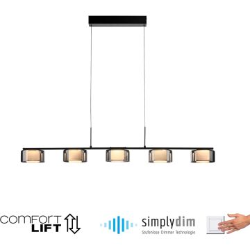 Paul Neuhaus RIKA 2116-18 Pendelleuchte 5x42W/LED 3000k 5000lm ip20