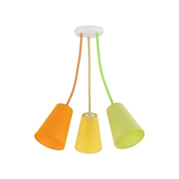 TK Lighting WIRE COLOUR 2106 Deckenlampe 3x60W/E27