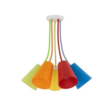 TK Lighting WIRE COLOUR 2107 Deckenlampe 5x60W/E27