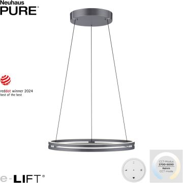 Paul Neuhaus PURE E-LOOP 2551-15 Pendelleuchte 2x53W/LED 2700-5000k 4480lm ip20