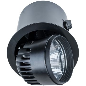 Italux Tanto RA-721R/BK-WW/12 Einbau-Downlight 1x34W/LED 3000K 3100lm IP20
