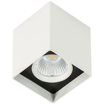 Italux Alden White Black 4000K SLC78002/12W 4000K WH+BL Aufbau-Downlight 1x12W/LED 4000K 1010lm IP20