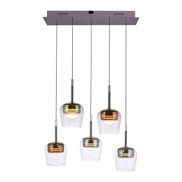 Paul Neuhaus Q-KON 2743-70 Pendelleuchte 5x6W/LED 2700K-5000K 650lm IP20