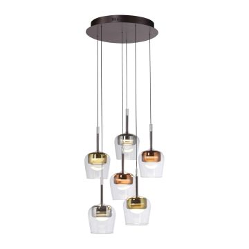 Paul Neuhaus Q-KON 2744-70 Pendelleuchte 6x6W/LED 2700K-5000K 750lm IP20