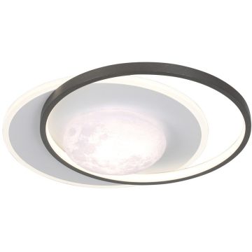 Italux Desulo PLF-02727-S-BK Deckenlampe 1x30W/LED 3000K/4000K/6000K 3900lm IP20